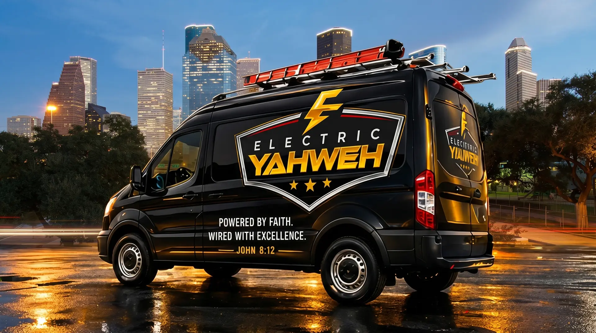 Electric Yahweh founder Juan Saldana at work